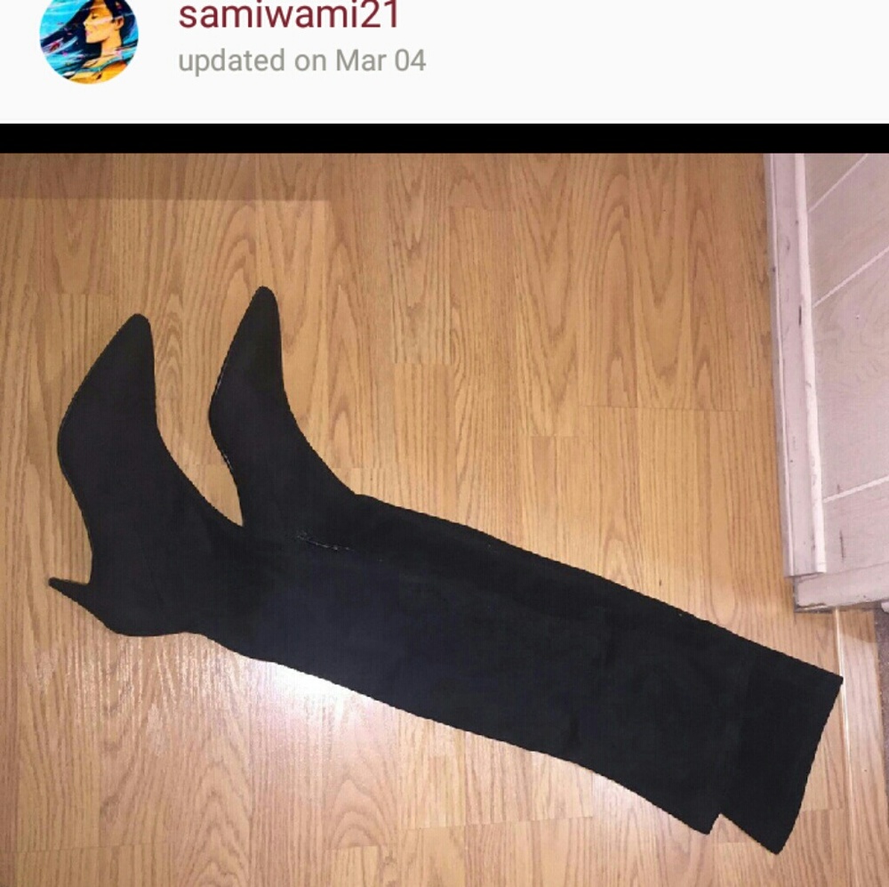 Black Thigh high boots