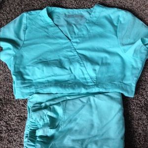 Aqua Greys Anatomy Scrubs