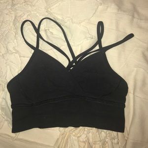 LULULEMON black sports bra!!