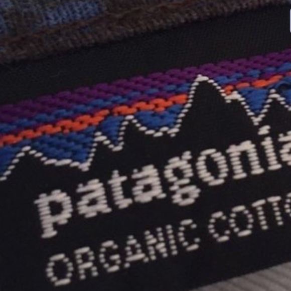 SOLD—PATAGONIA Organic Cotton Navy Blue Dress L - Picture 3 of 4