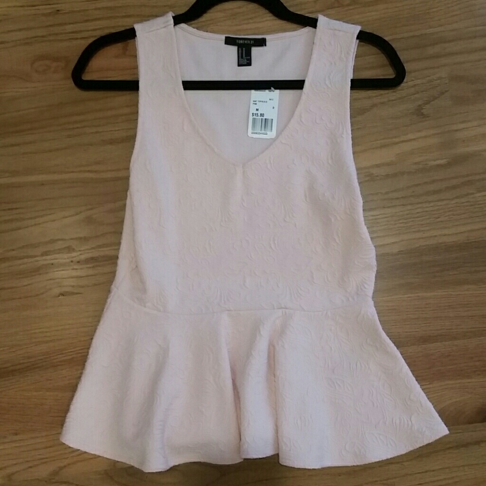 Forever 21 , new, Knit peplum top
