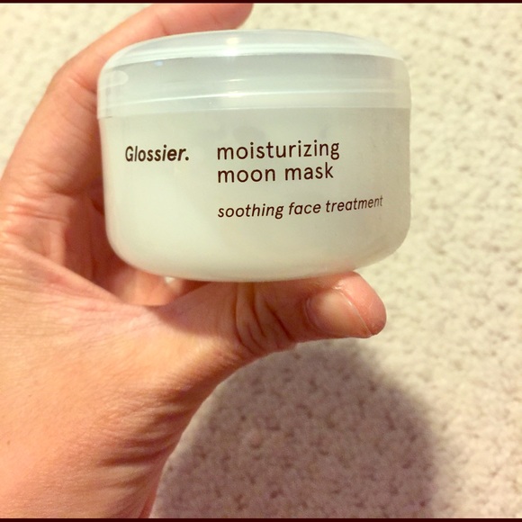 Glossier Makeup New Glossier Moisturizing Moon Mask Poshmark