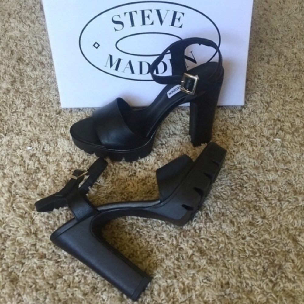 NEW IN BOX Steve Madden Chunky Heels