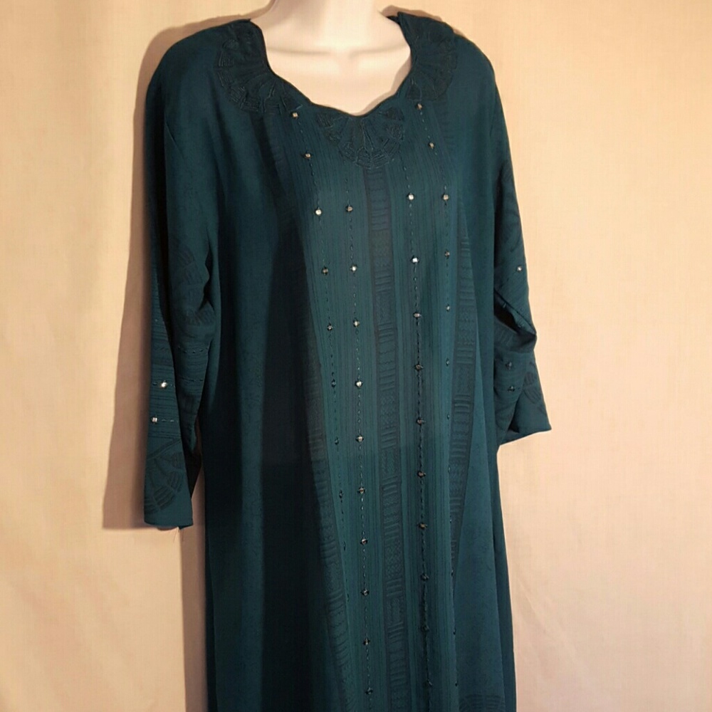 Diva sz 42 Dress. Teal Blue