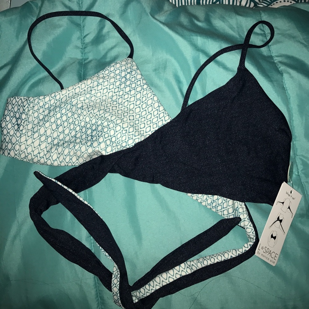 L SPACE Chloe Wrap Scandalous Scales