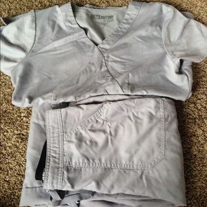 Light Gray Greys Anatomy Scrubs