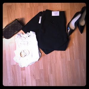 Black size 8 Flared Leg Trousers NWT