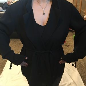 Giorgio Armani Black Blazer/Blouse