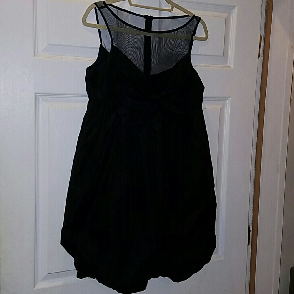 Donna Morgan LBD with Bows & Mesh, 10