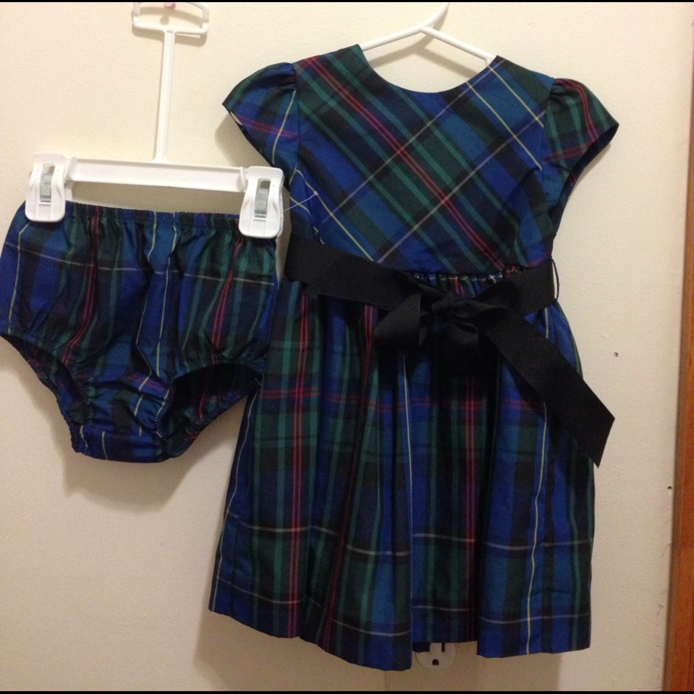 Ralph Lauren baby girl taffeta plus dress