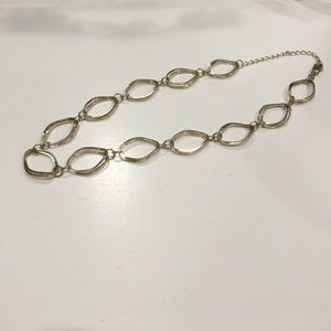 Gold Hoop Necklace