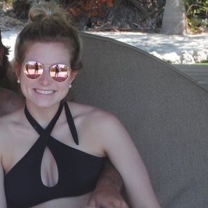 Round Metal Gold Matte and Rose Pink Raybans