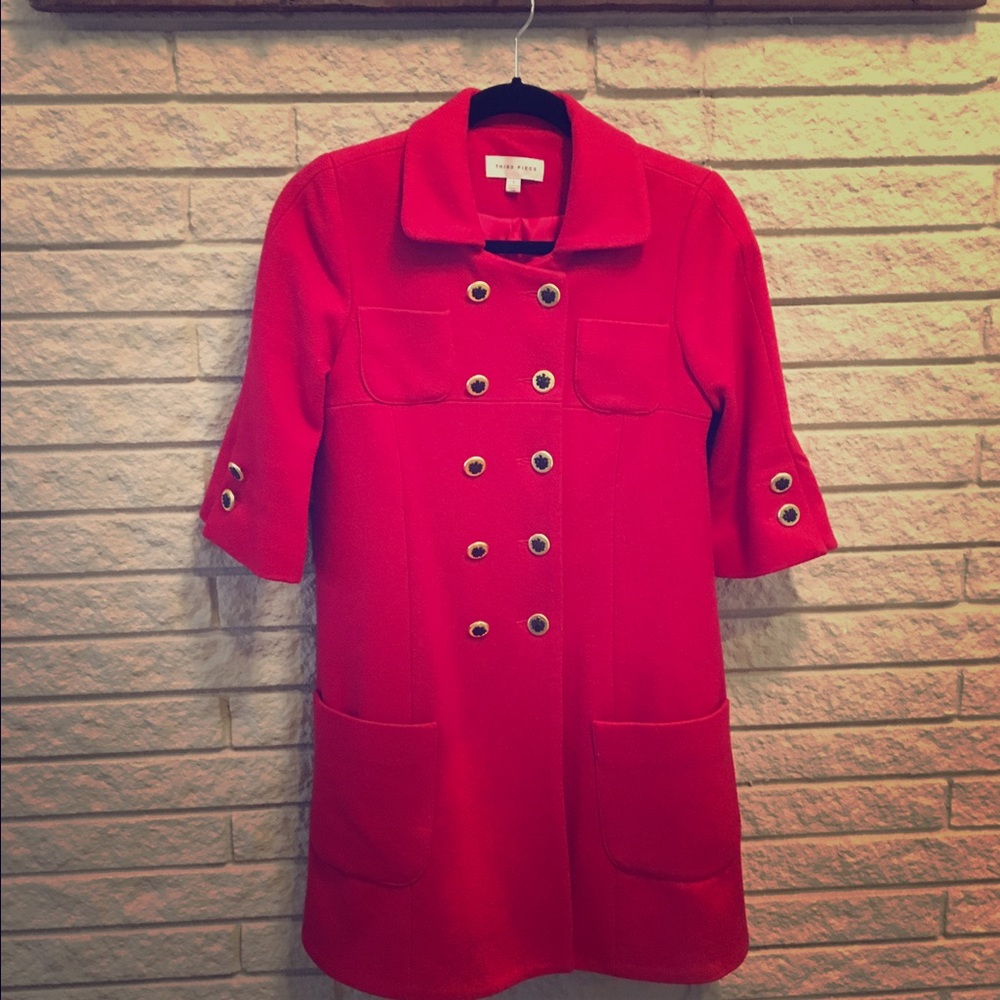 Third Piece Red Coat