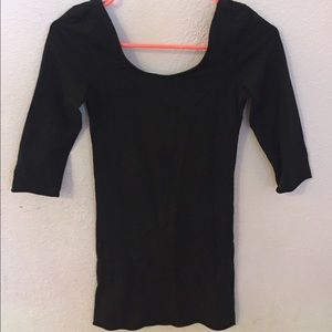 Tight black body con dress