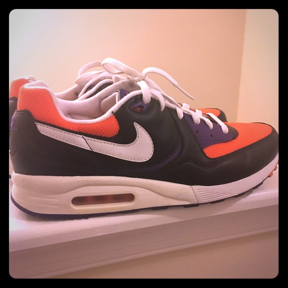 Men's Nike Air Light Blk, Orange, Purple, White