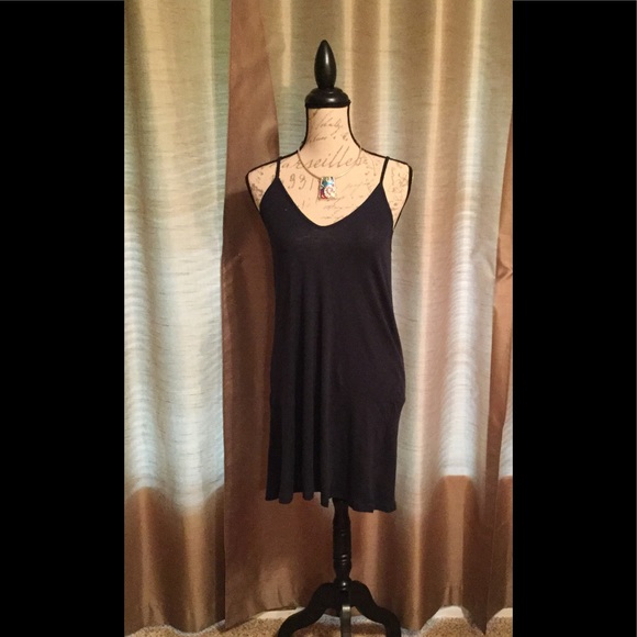 REDUCED PRICE! Boho Summer Navy Dress - Picture 2 of 3