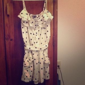 Polka dot romper