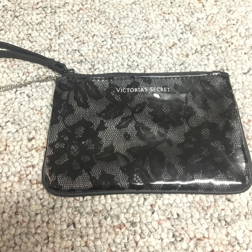 Victoria's Secret black lace wristlet