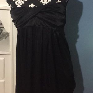 Black Strapless Charlotte Russe Dress