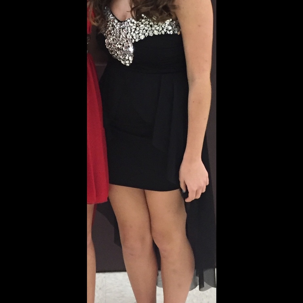 High low high homecoming dress