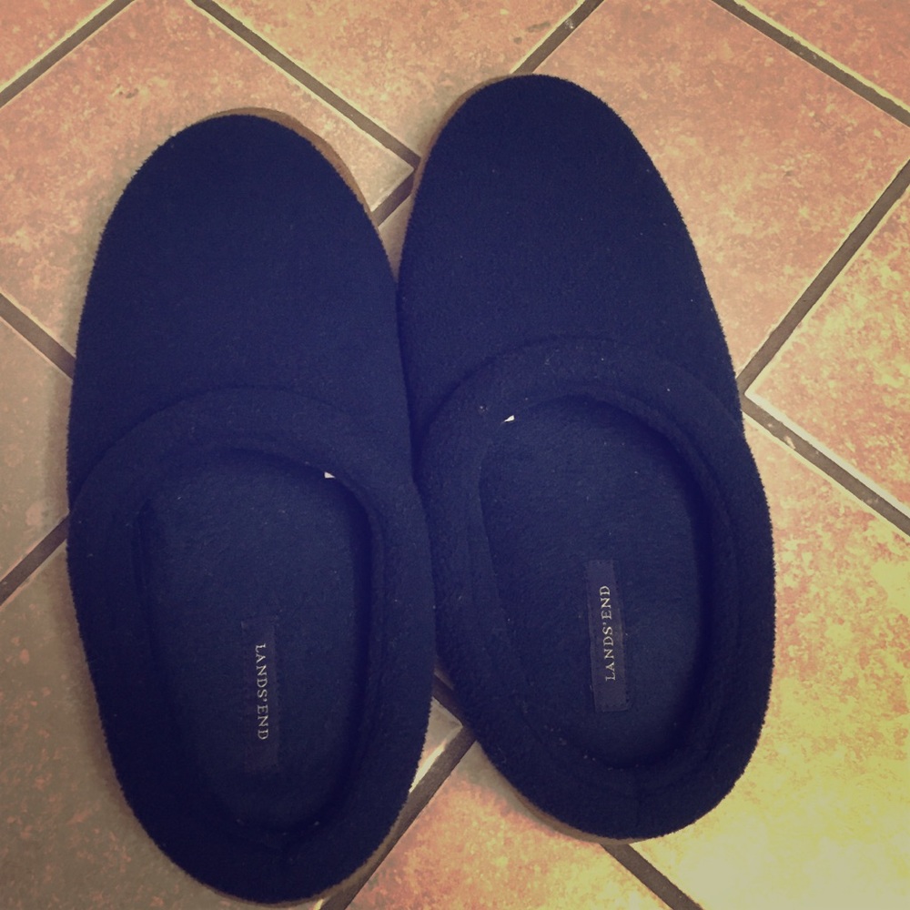 Men's Lands End bedroom/house slippers