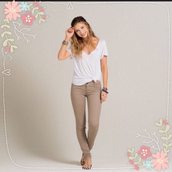Hollister Denim - Hollister Khaki Skinny Jeans