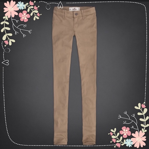 Hollister Khaki Skinny Jeans - Picture 2 of 5