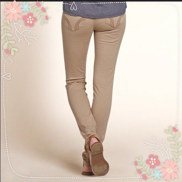 Hollister Khaki Skinny Jeans - Picture 3 of 5