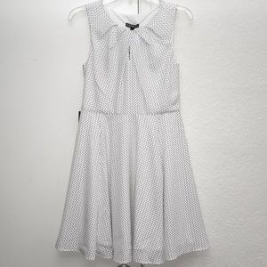 NWT Express Pleated Keyhole Sleeveless Dress