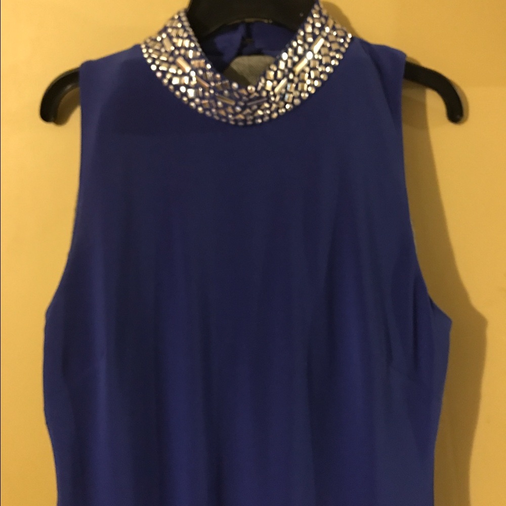 Royal blue dress