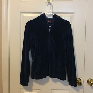 New York & Company Navy Blue Hoodie
