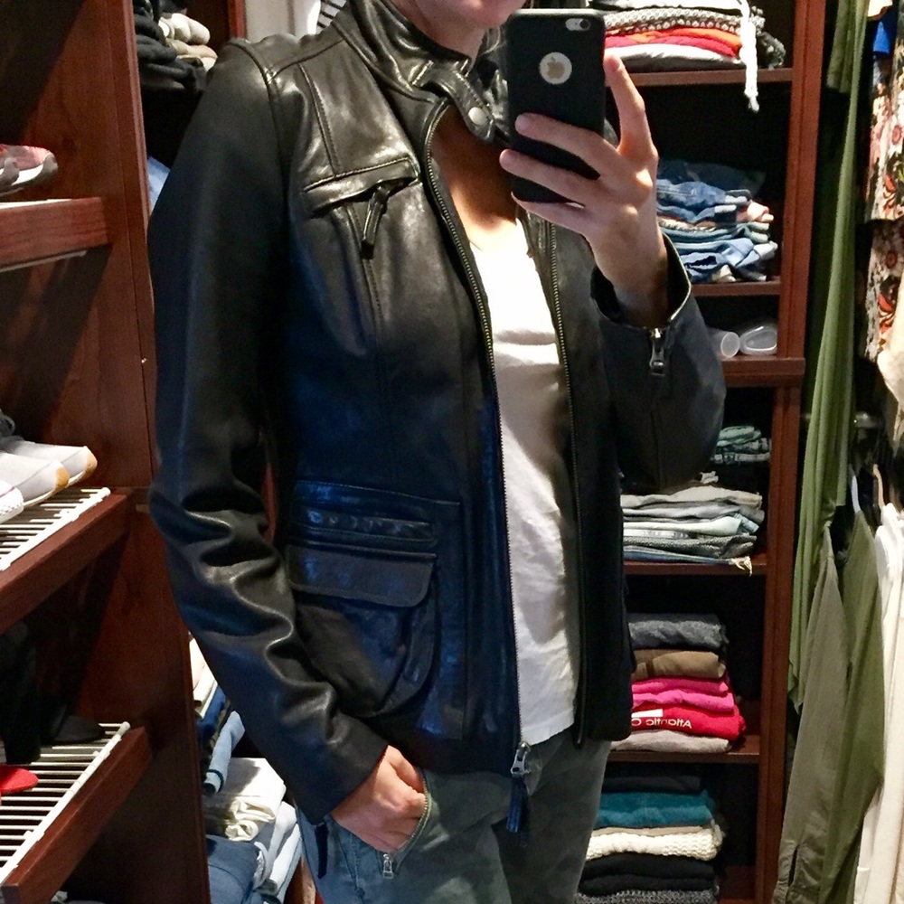 Lucky Brand leather jackets size M