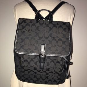 Black Coach Backpack