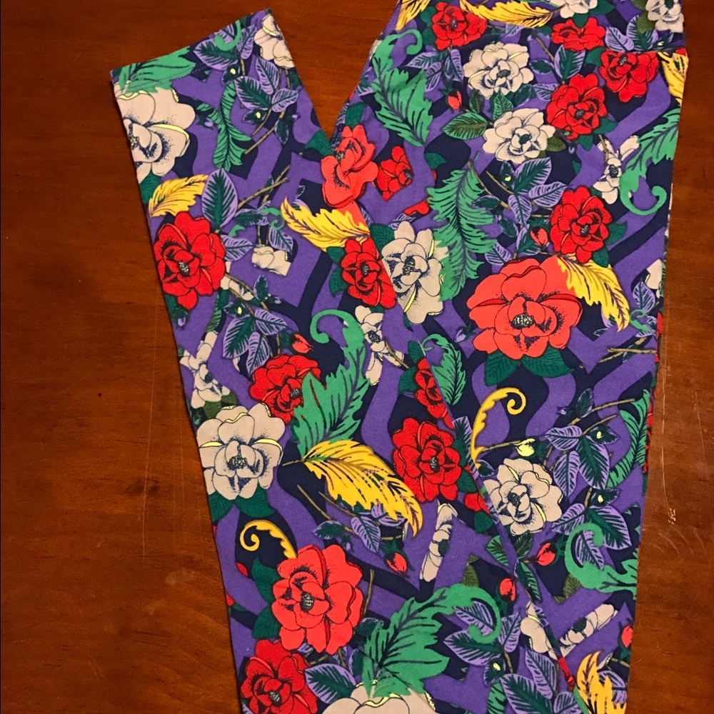 New LuLaRoe Leggings - Floral - OS - NWT