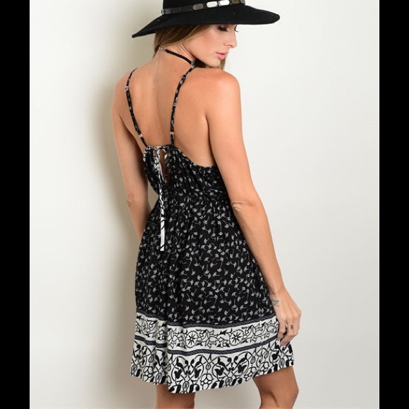 Just 1 Left!! Black & Ivory Crochet Dress - Picture 2 of 2