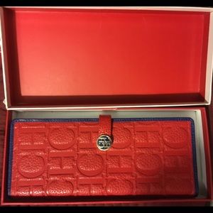 Carolina Herrera Leather clutch/wallet