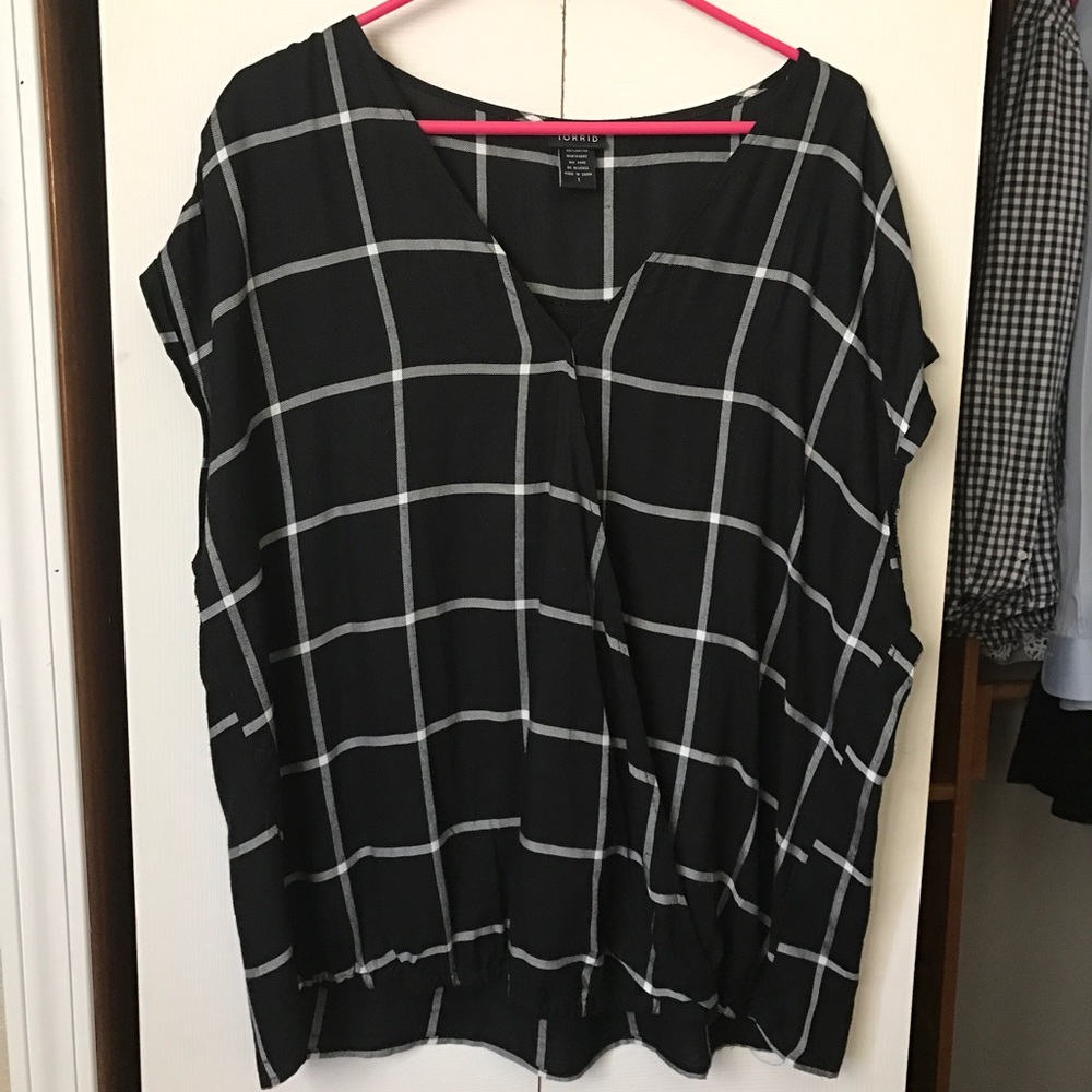Torrid wrap shirt