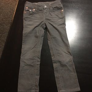 True Religion - Grey corduroy 5T