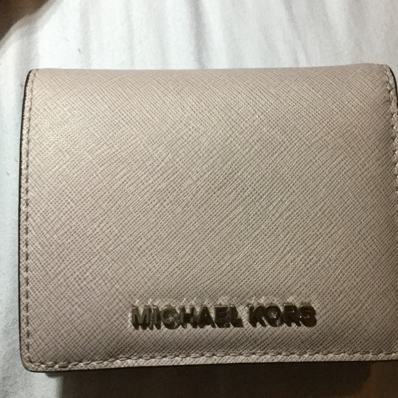 Michael Kors Handbags - MK Lavender/Gray Wallet EUC