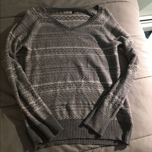 Warm v-neck sweater