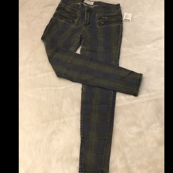 NWT Free People Lennon Printed Denim Skinny - Picture 6 of 7