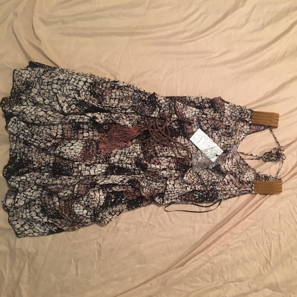 Snake skin dress