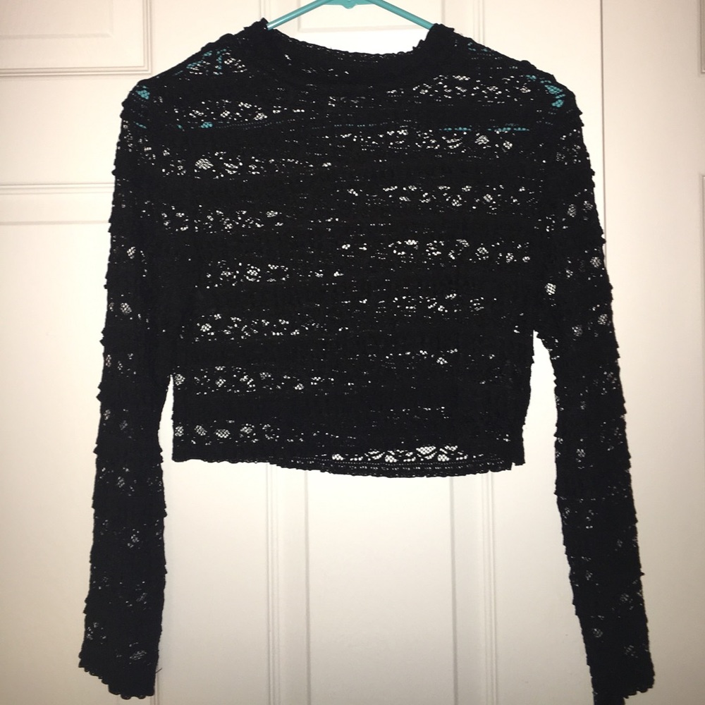 Beautiful sheer crop top