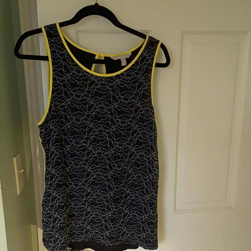 Navy Banana Republic tank