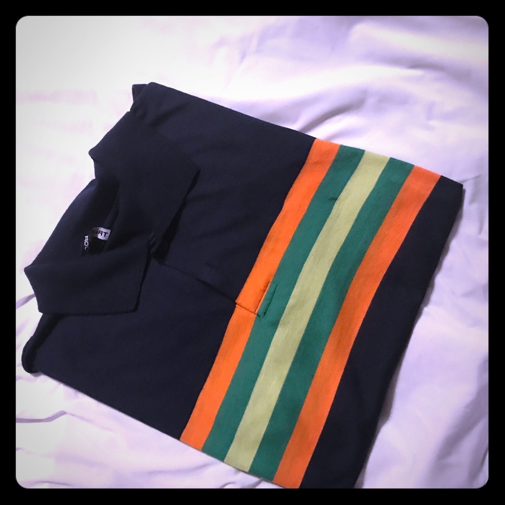 Boys striped polo shirt