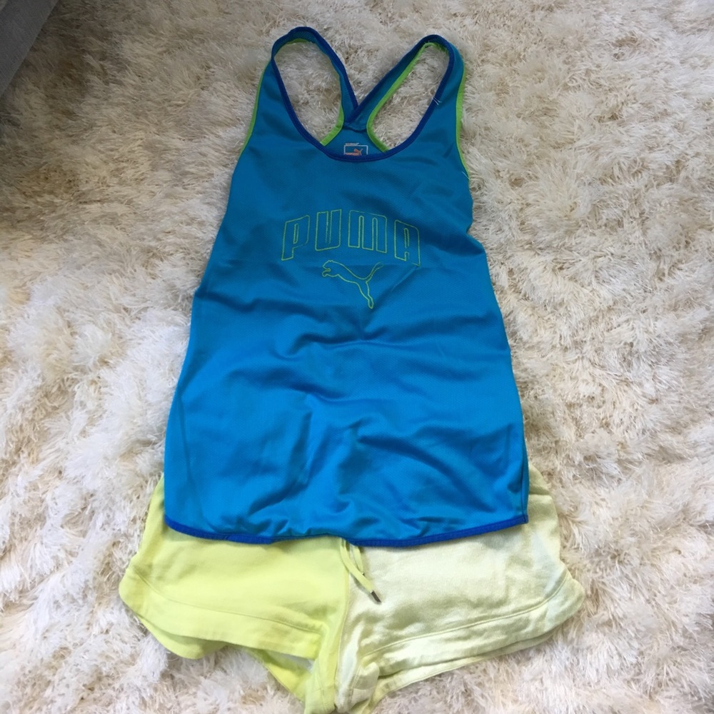 Puma sports blue top😘