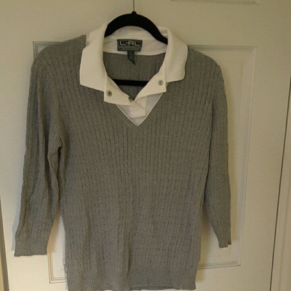 Grey Ralph Lauren sweater