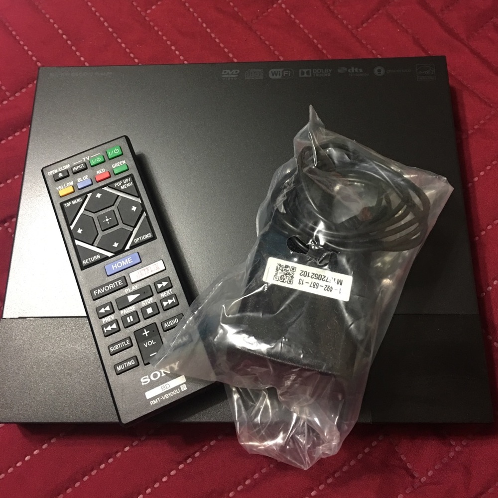 Sony blu-ray DVD player
