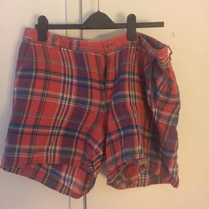 J Crew Madras shorts
