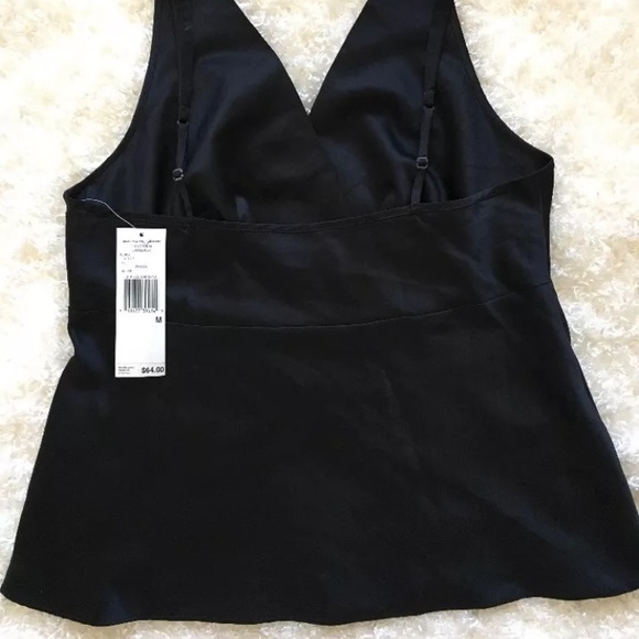 NWT Jones New York Intimates Black Camisole Blouse - Picture 4 of 4